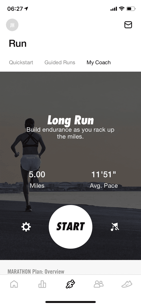 Somewhat boring start with run plan of first day